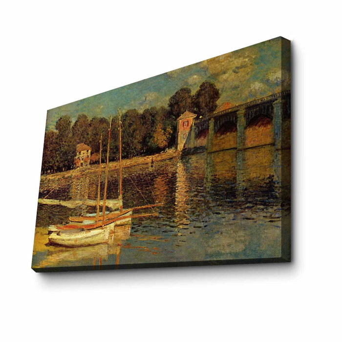 Wallity Pintura Decorativa en Lienzo Claude Monet 45 x 70 cm